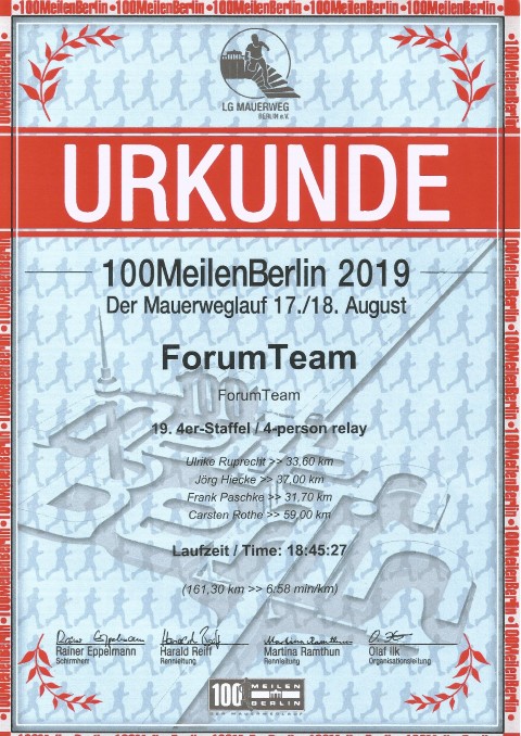 Mauerweglauf 2019